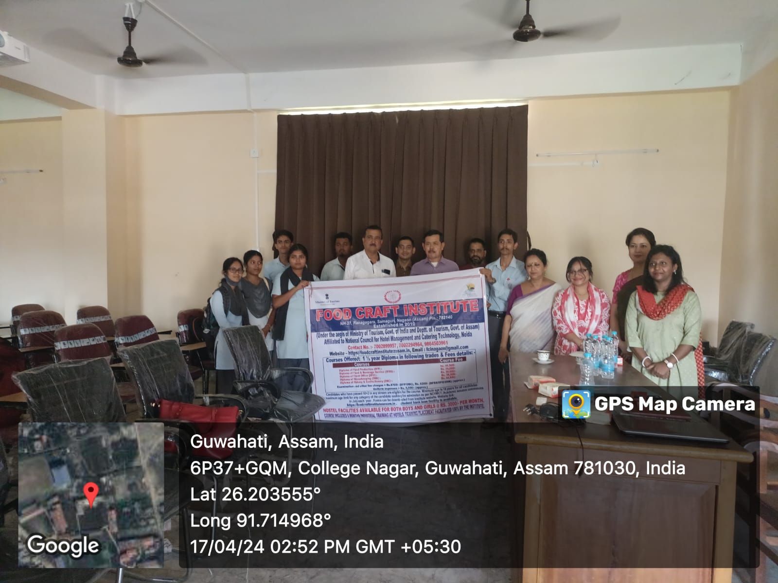 Career Counseling cum Vocational Guidance Programme conducted by District Employment Exchange/Model Career Centre in association with Food Craft Institute, Samaguri, Nagaon in North Gauhati College on 17.04.2024