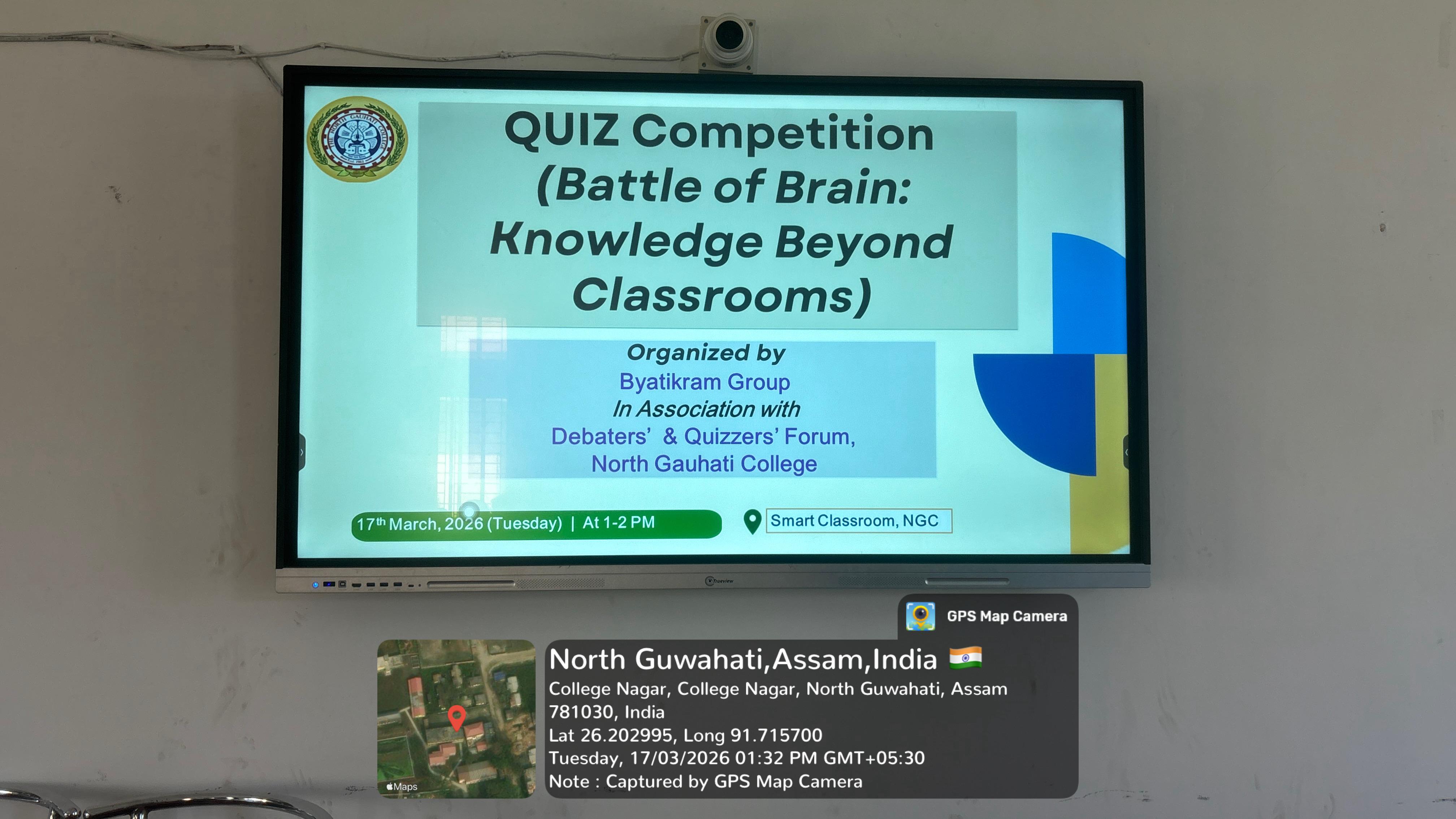 Quiz Competition (Battle of Brain), Byatikram group, Debaters and Quizzers Forum, NGC